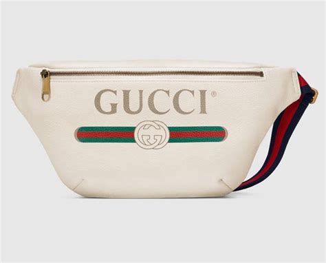 marsupio gucci bianco